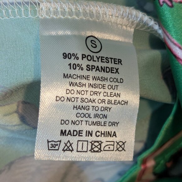 Opossum + Banana Print Satin Pajama Top Artscow Size S – Hilariously Weird! - Picture 4 of 4